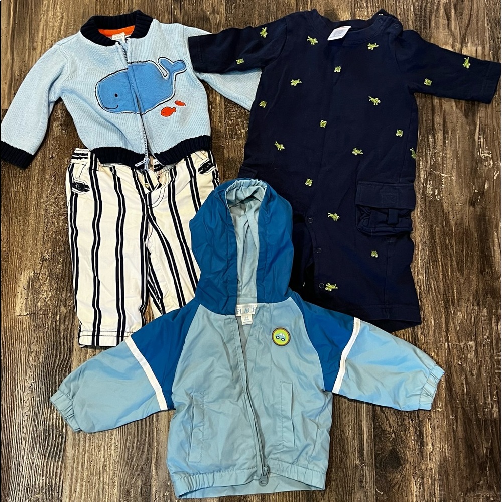 Boys 3-6 months Fall Bundle - 4 items